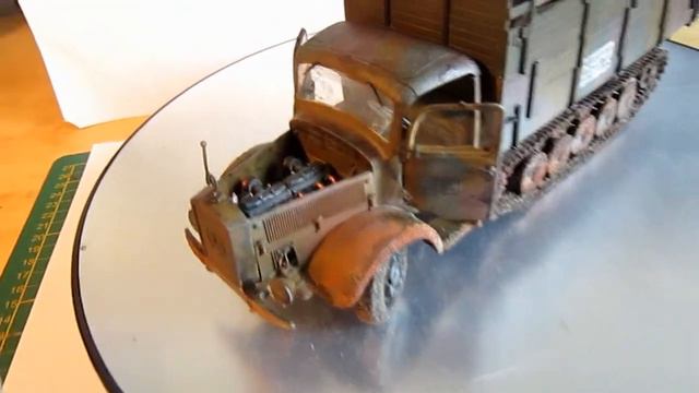 Revell 1:35 German Halftrack L4500R Mercedes Benz Maultier Painted! смотреть онлайн