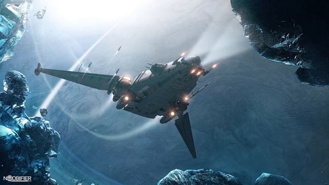 Ship Fight - CORSAIR vs ANDROMEDA - Star Citizen смотреть онлайн