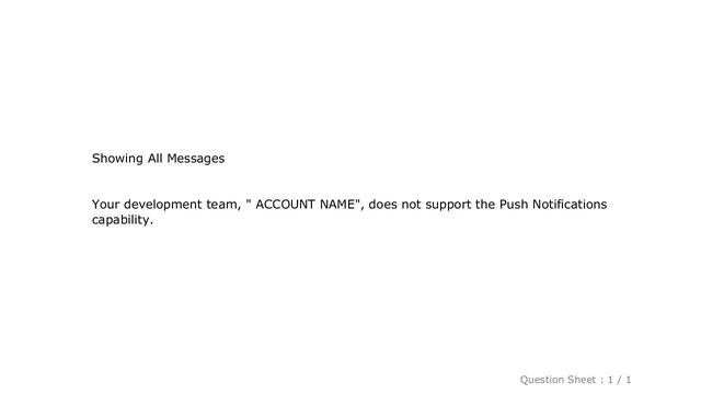 iOS : Your development team does not support the Push Notifications capability смотреть онлайн