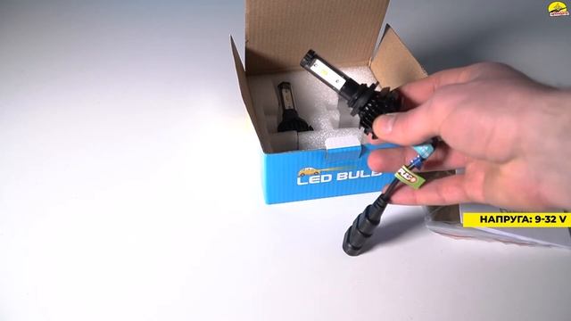 Огляд автомобільних світлодіодних лампочок Pulso YZ HB4 9006 LED смотреть онлайн