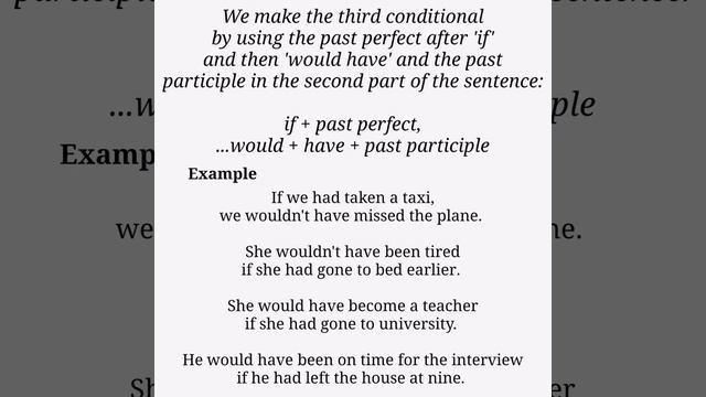Fixed Past, Not So Fixed Imagination (Third Conditional) - Grade Seven смотреть онлайн