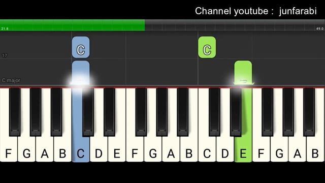 It's Raining, It's Pouring piano tutorial easy level 1 смотреть онлайн