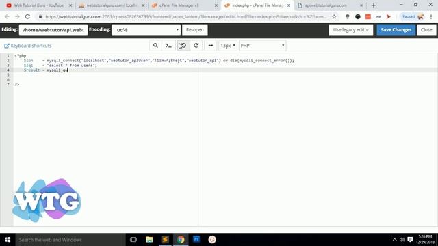 How to create API in php Part-1 [2020] смотреть онлайн