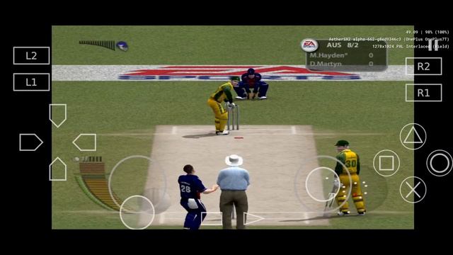 AetherSX2 PS2 Emulator for Android Cricket 2005 Testing смотреть онлайн