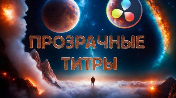 Как быстро создать прозрачные титры в Davinci Resolve Fusion