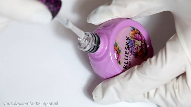 Новинка: гель-лаки Bluesky с защитой от подделки | Геометрический дизайн ногтей со стразами смотреть онлайн