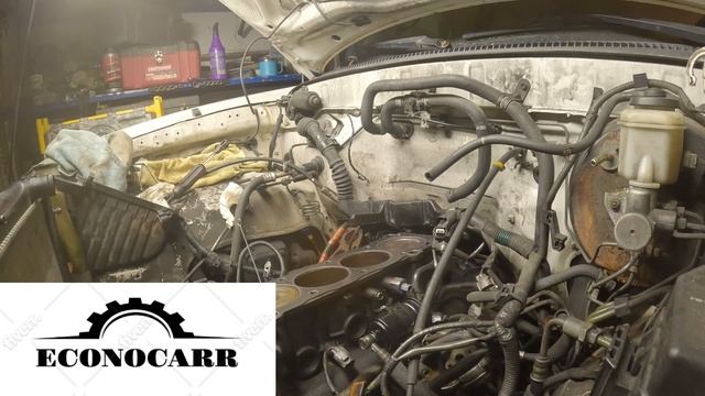 Toyota 4Runner head gasket 2.7 PART 10 3RZ-FE blown head gasket fix. смотреть онлайн