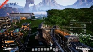 #34 Satisfactory Строим Железную дорогу и Запускаем Поезд