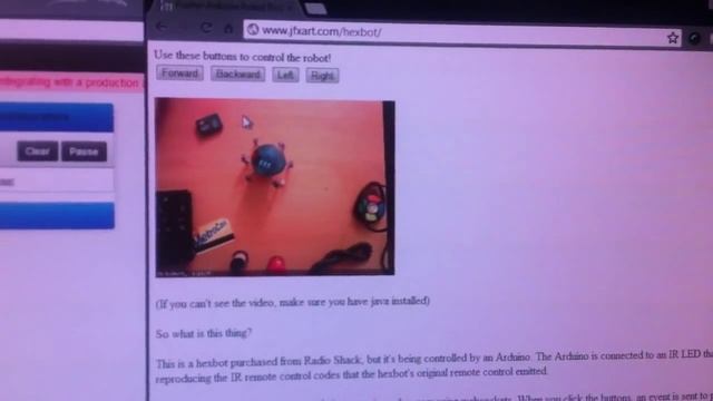 Control a Hexbug using Arduino and Pusher.com Websockets! смотреть онлайн