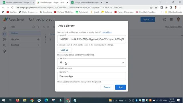 Export data from Google Sheets to Firebase Firestore Database (اردو زبان میں) смотреть онлайн