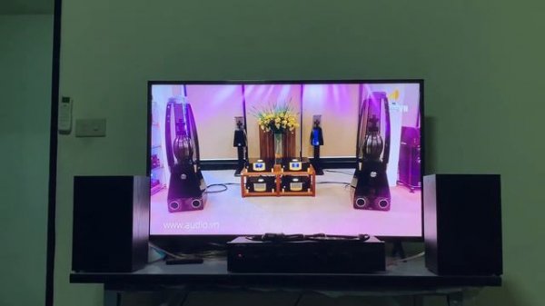 NAD 801 with Rotel Amplifier