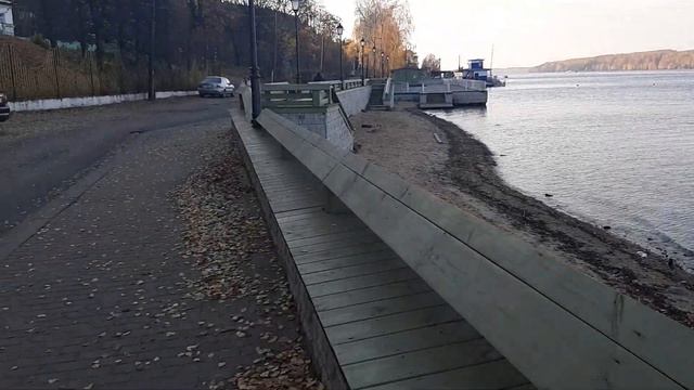 Санаторий Актер-плес.Вид с Волги. смотреть онлайн