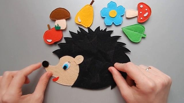 Розвиваюча іграшка з фетру 