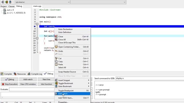 How to use Debugger in Dev c++ | Dev C++ Debugging Tutorial by Omkars смотреть онлайн