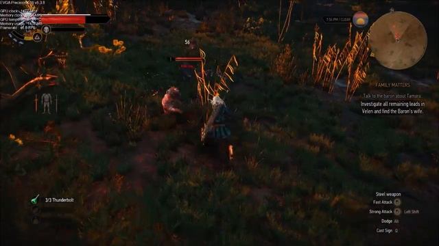 Witcher 3 : Wild Hunt - GTX 960 Gameplay 1080p смотреть онлайн