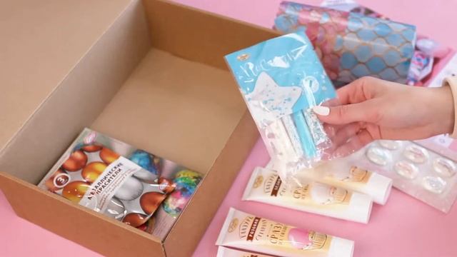 Пасхальный набор для выпечки и декора куличей и яиц СДЕЛАЙ БОКС смотреть онлайн