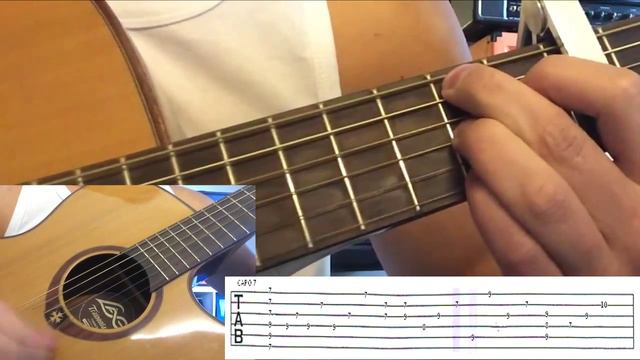 Hotel California Riff Guitare - Tablature Débutant смотреть онлайн