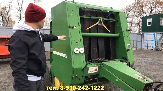 Обзор пресс подборщика Джон Дир John Deere 545 смотреть онлайн