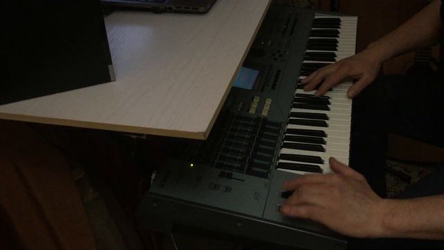 Hotel California Guitar Solo (Yamaha Motif XS6. Cover) смотреть онлайн