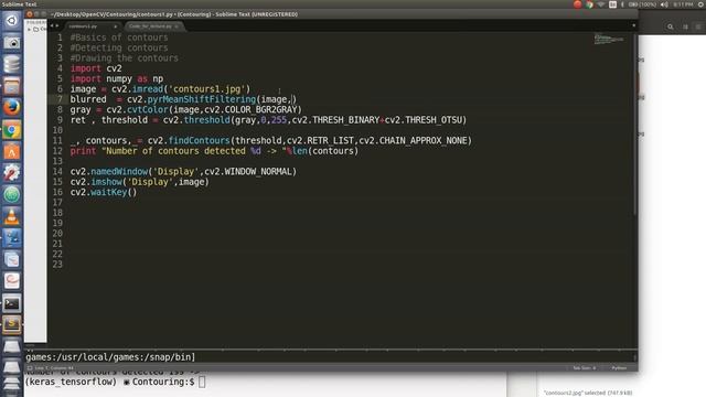 Mastering Contours Detection : Computer Vision with OpenCV [Udemy] смотреть онлайн