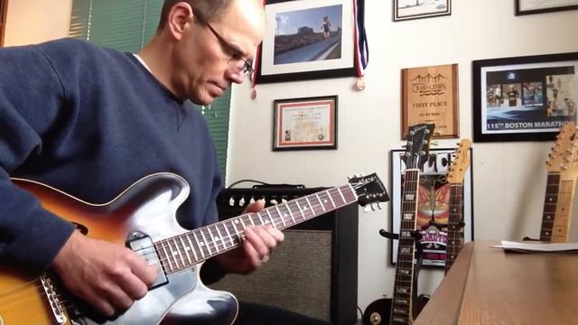 Gibson ES-330 through a Bad Cat Cougar 15 смотреть онлайн