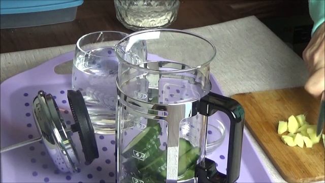 Имбирная вода с огурцом. Зимний противовирусный напиток смотреть онлайн