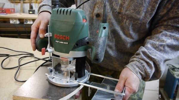 Тестируем фрезер BOSCH POF 1400 ACE.
