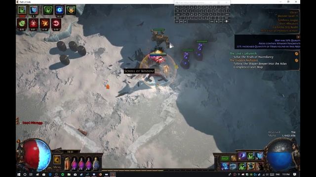 Path of Exile: Frostbolt totem templar: ONE BUTTON BUILDS! смотреть онлайн
