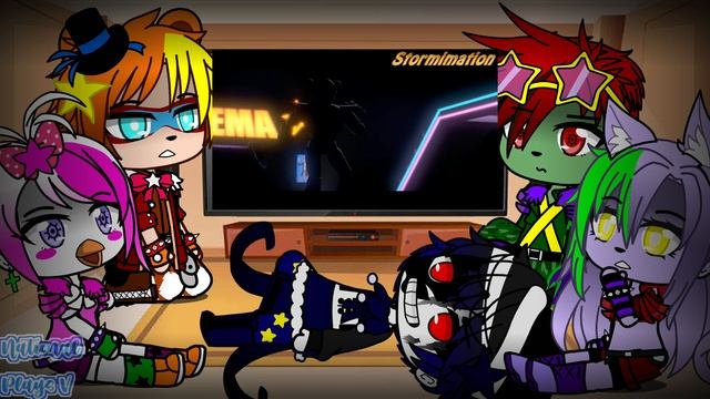 Past Security Breach Characters React to FNaF SB Songs смотреть онлайн