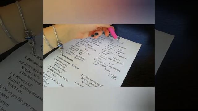 Разбор контрольной работы. 4 класс Spotlight. 7 модуль.