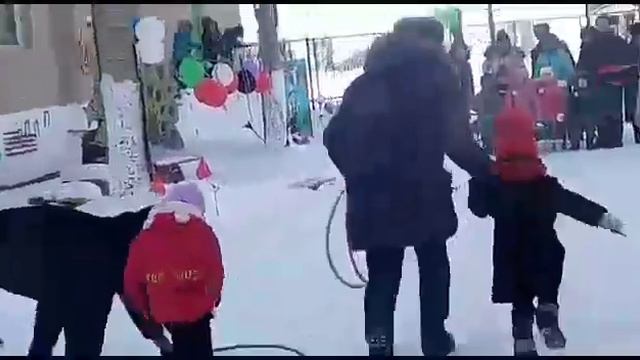 Зимние игры детский сад"Асылзат-Зирек" смотреть онлайн
