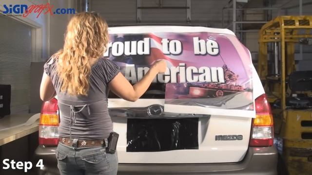 How to Install Perforated Window Graphic on a Vehicle смотреть онлайн