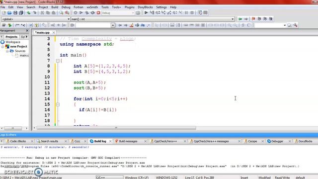 Geeksforgeeks || Compare Two Array elements in C++ || C++ Programming || Code Block смотреть онлайн