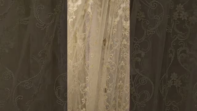 Тюль "Kismet" эксклюзив - вышивка+корд смотреть онлайн