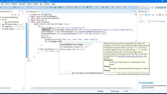 HOW TO USE PREPARED STATEMENT IN JAVA FOR ORACLE DATABASE смотреть онлайн
