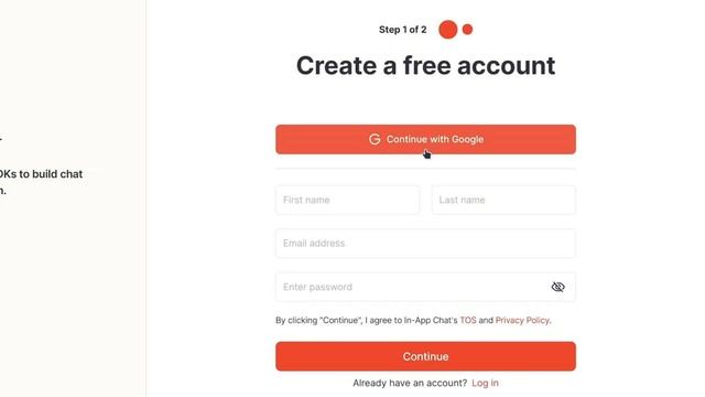 How to create your account on InAppChat смотреть онлайн