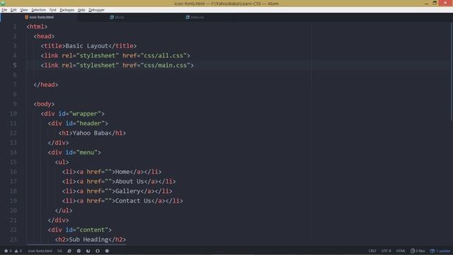 CSS with Icon Fonts (Font Awesome) Tutorial in Hindi/Urdu смотреть онлайн