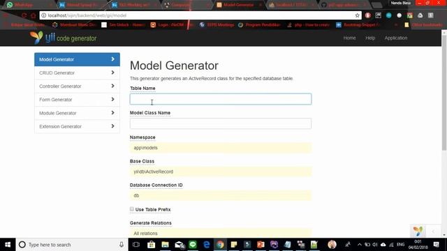 Tutorial YII2 | How to use GII | Chapter 2 смотреть онлайн