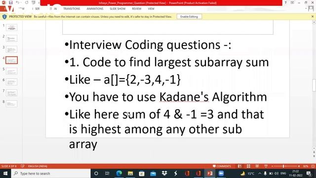 Infosys Power Programmer online Assessment Questions | Infosys Power Programmer interview questions смотреть онлайн