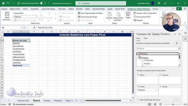 Como utilizar o Power Pivot no Excel para Criar Colunas Calculadas e Medidas com Funções DAX смотреть онлайн