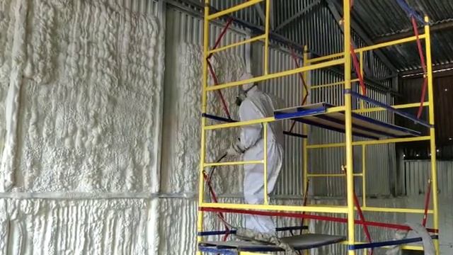 Утепление пенополиуретаном, плотность 10 кг/м3 смотреть онлайн