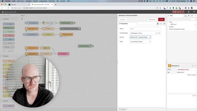 A Dashboard to control Philips Hue over Raspberry Pi, Balena.io, Node-RED and Datacake смотреть онлайн