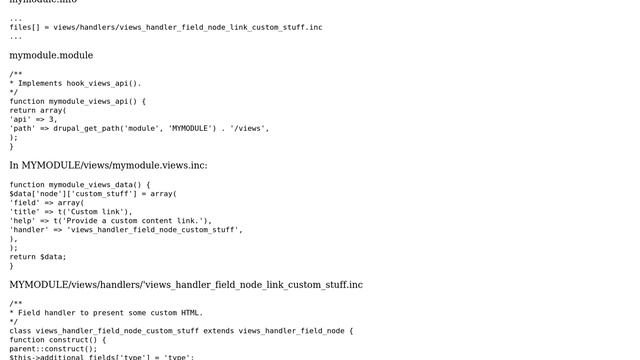 Drupal: Move php in views to module (3 Solutions!!) смотреть онлайн