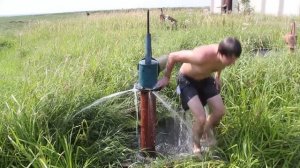 Купание в колодце