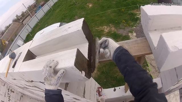 #17 Перемычки над окнами из у блоков Строительство дома Поддубные смотреть онлайн