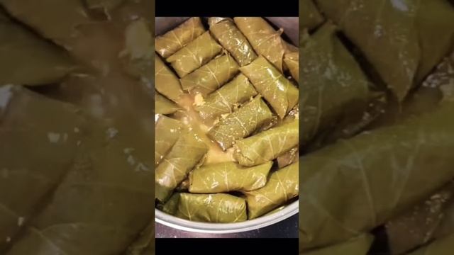 Готовим долму в виноградных листьях на моём канале