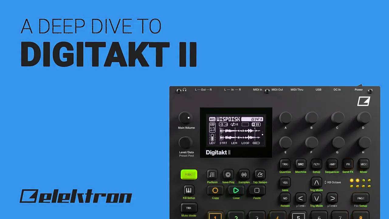 Elektron Digitakt II: Deep Dive смотреть онлайн