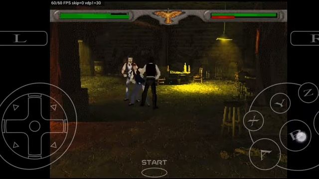 Yaba sanshiro - Sega Saturn emulator Android, gameplay. смотреть онлайн