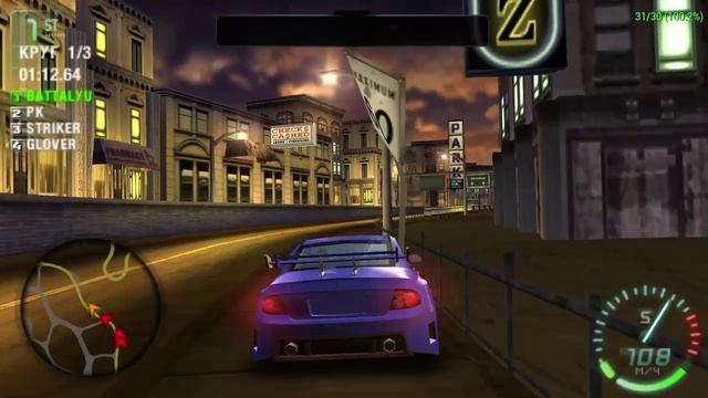 NFS Carbon Own The City PSP Часть 9 Мегас Лагерь/Босс Бадди