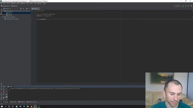 #0002 — Решение задачи «1000. A+B Problem» с сайта acm.timus.ru на python смотреть онлайн
